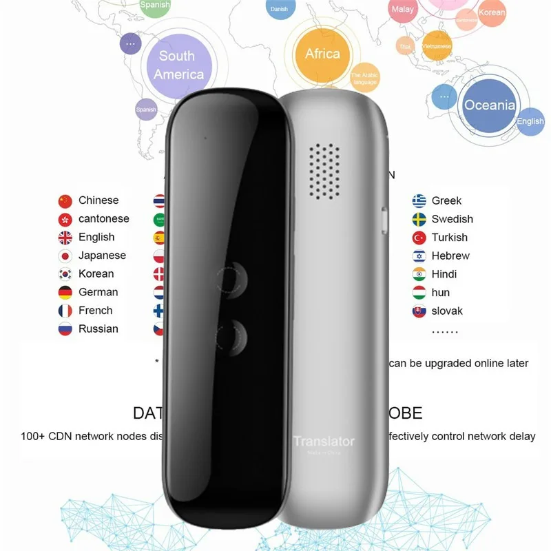 

2023 G5 Voice Translator 40 Languages Multi Languages Instant Translated Wireless 2 Way Real Time Translate APP Bluetooth Device