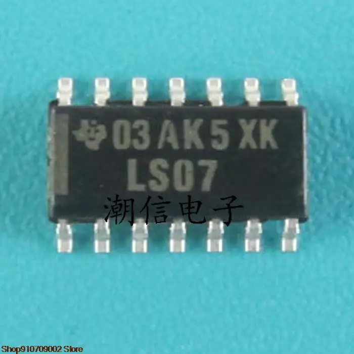 

10 шт. LS07 SN74LS07: 3,9 мм оригинальная новая фотография