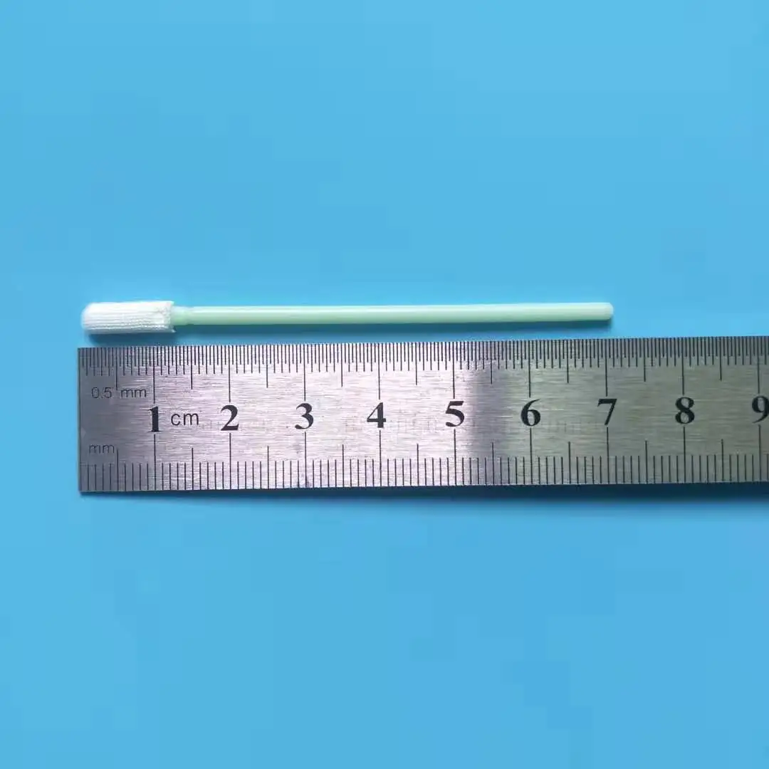 100개/팩 먼지 없는 클린룸 천 스틱 작은 둥근 폴리에스터 헤드 청소용 면봉 PCB 카메라 광학 렌즈 프린터 헤드용