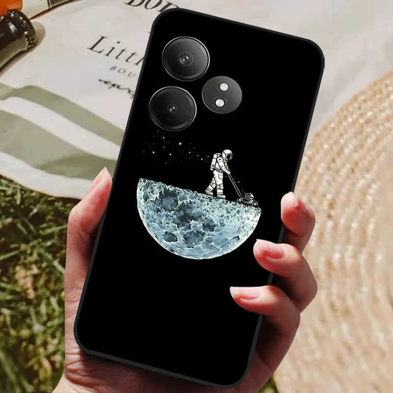 Sleek Black Silicone Phone Cover - Soft TPU Bumper Case & Protector