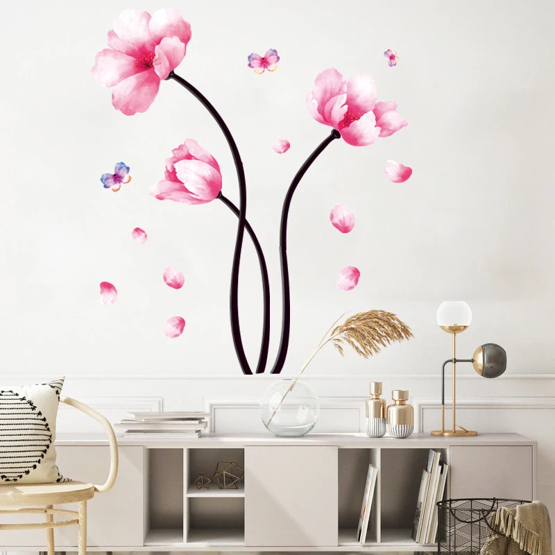 Wall Stickers Home Decor Tulip Wall Sticker Living Room Tulip Vinyl