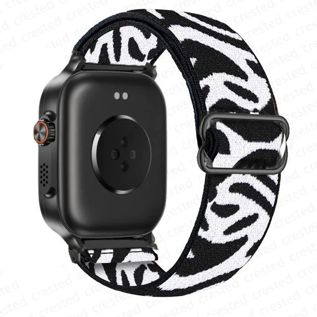 Adjustable Nylon Elastic 22mm Watch Strap Replacement Bracelet