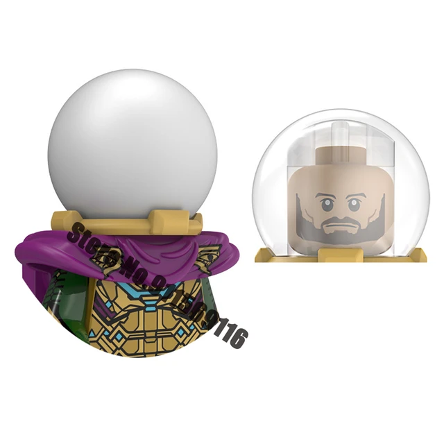 Brand DISNEY Green Goblin Mysterio Doctor Octopus Building Blocks Doctor Strange Sandman Electro Action Figure Kid Toy Bricks I-XP197