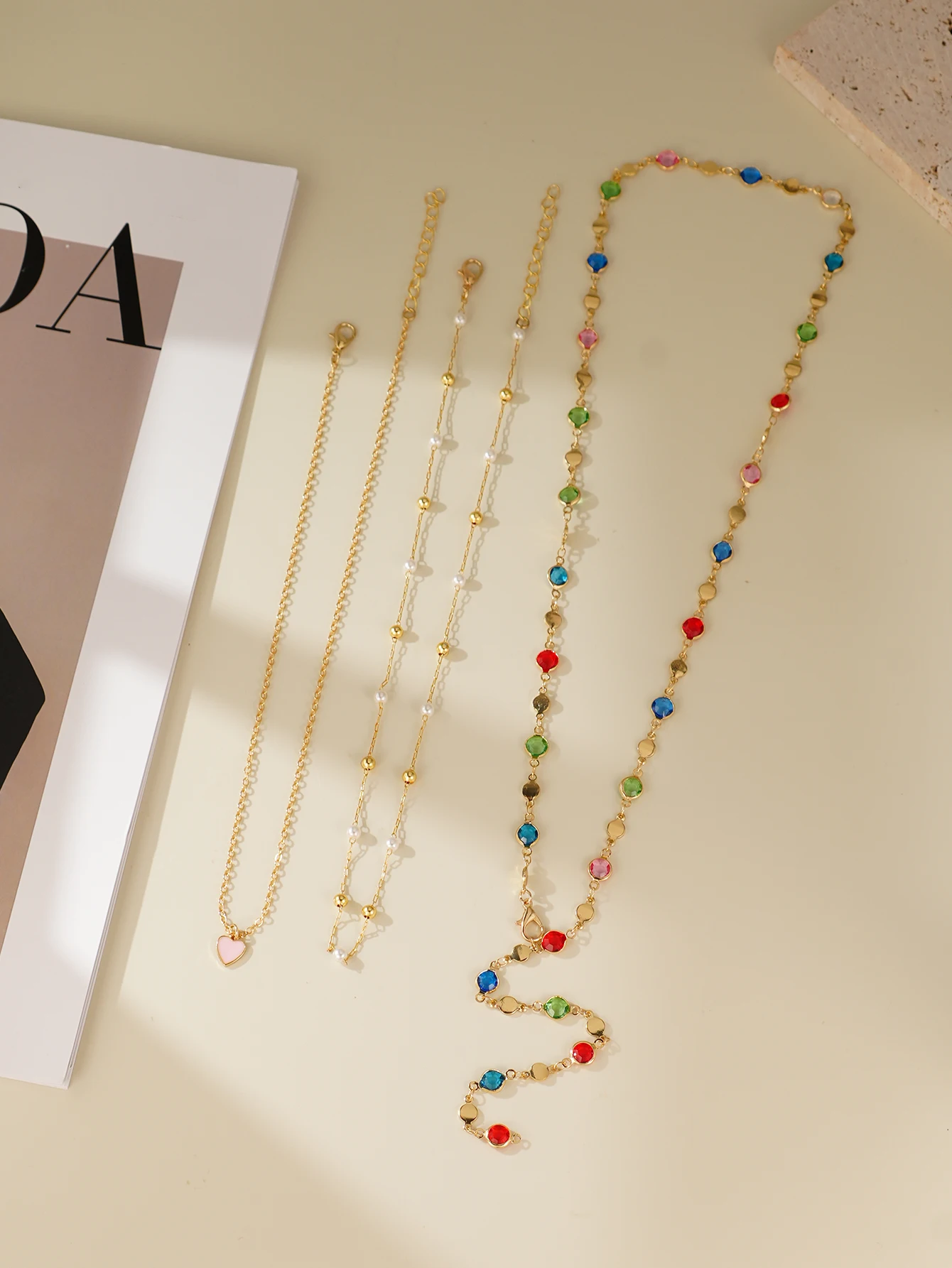 3pcs Ladies Necklace Adjustable for Women