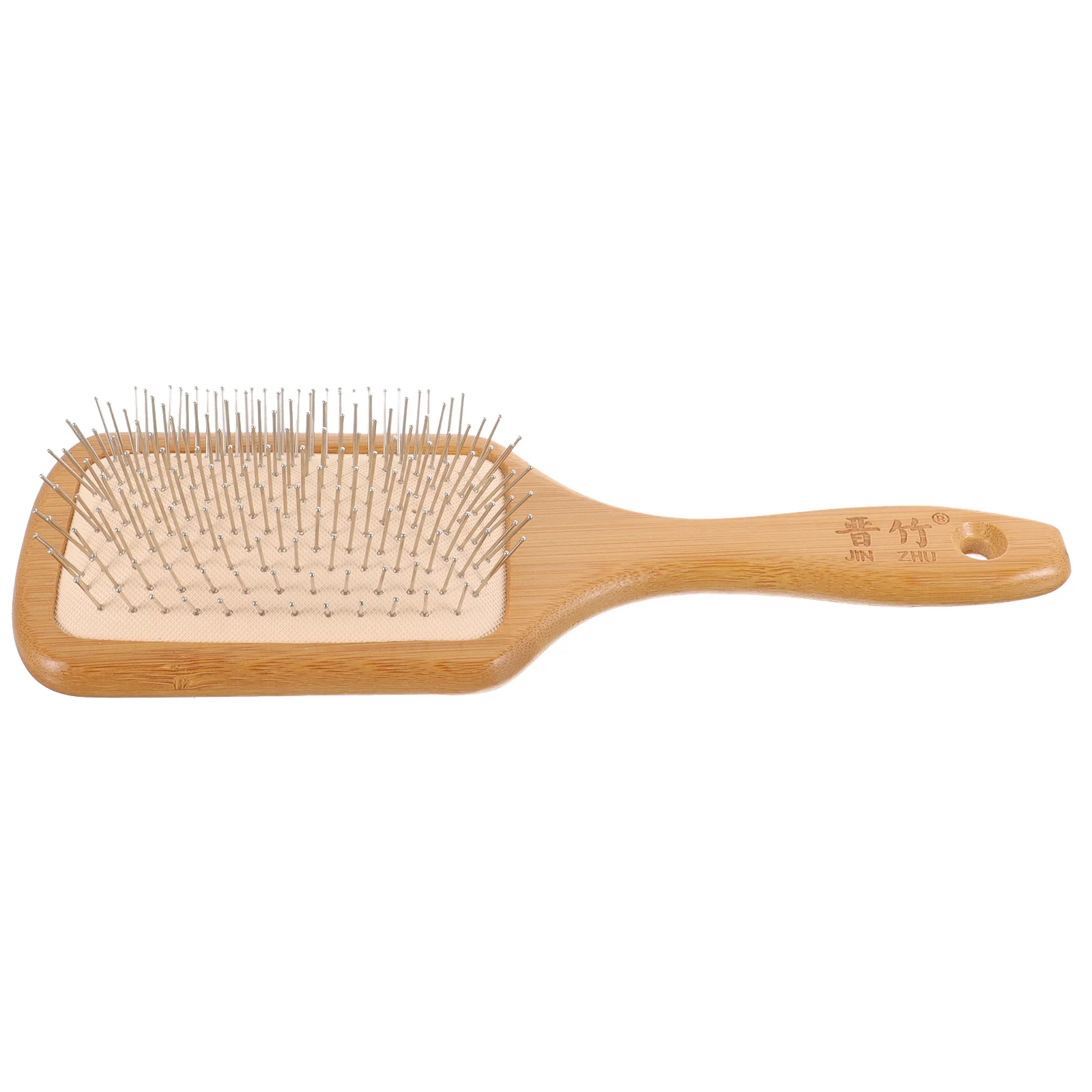 Brushes Hair Detangler Paddle Scalp Massage Metal Wooden Steel Bamboo Detangling Wood Head Comb navin lmkz wooden table simple industrial style steel frame oak material for corridor bedroom bathroom dark brown