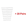 20 pairs-white