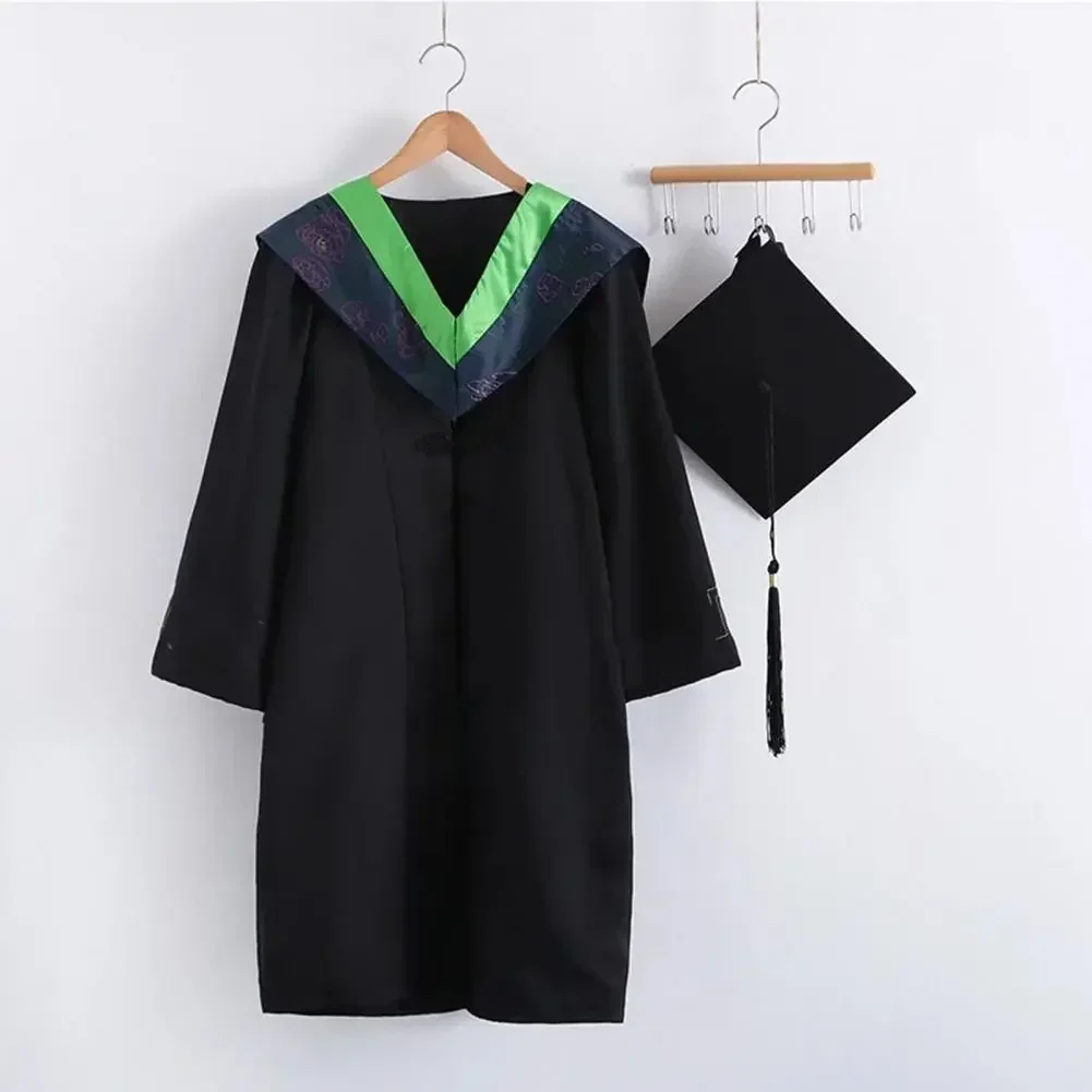 

Costume University Uniform Baccalaureate School 2023 Cap Bachelor Ceremony Graduation Gown Unisex