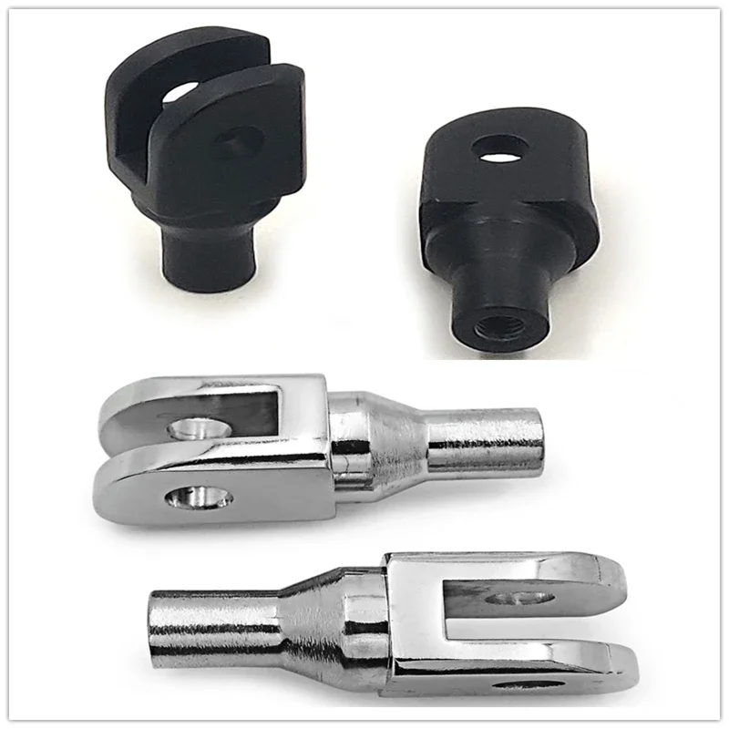 

Aftermarket Motorcycle Parts Black Footpeg Footrest Adapter for Harley 2018-Later FXBB FXBR FXBRS FXLR 2019 Chrome