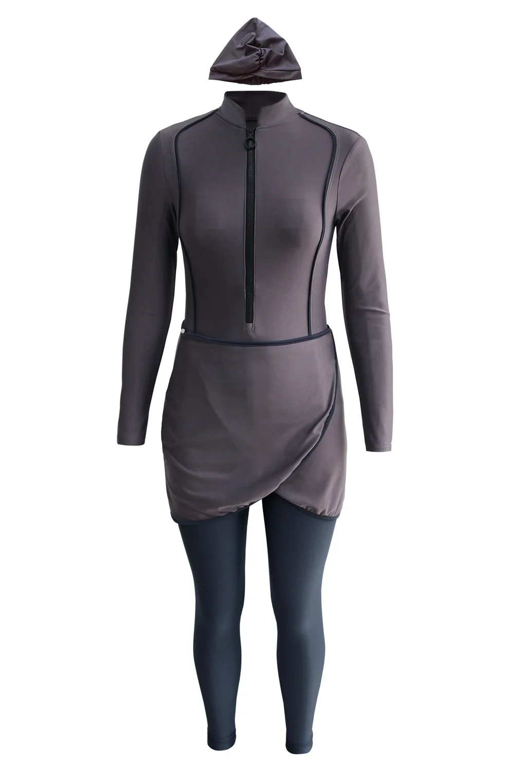 Women Swimwear,Muslim Swimwear,Swimming Suit for Burkini Muslim Women Four-Piece Set