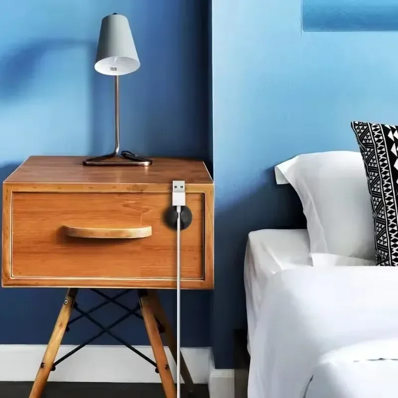 5/50개 케이블 클립 와인더 정리기 원형 충전기 코드 클립 책상 정리 와이어 접착식 홀더 클램프 가정 사무실 차량용