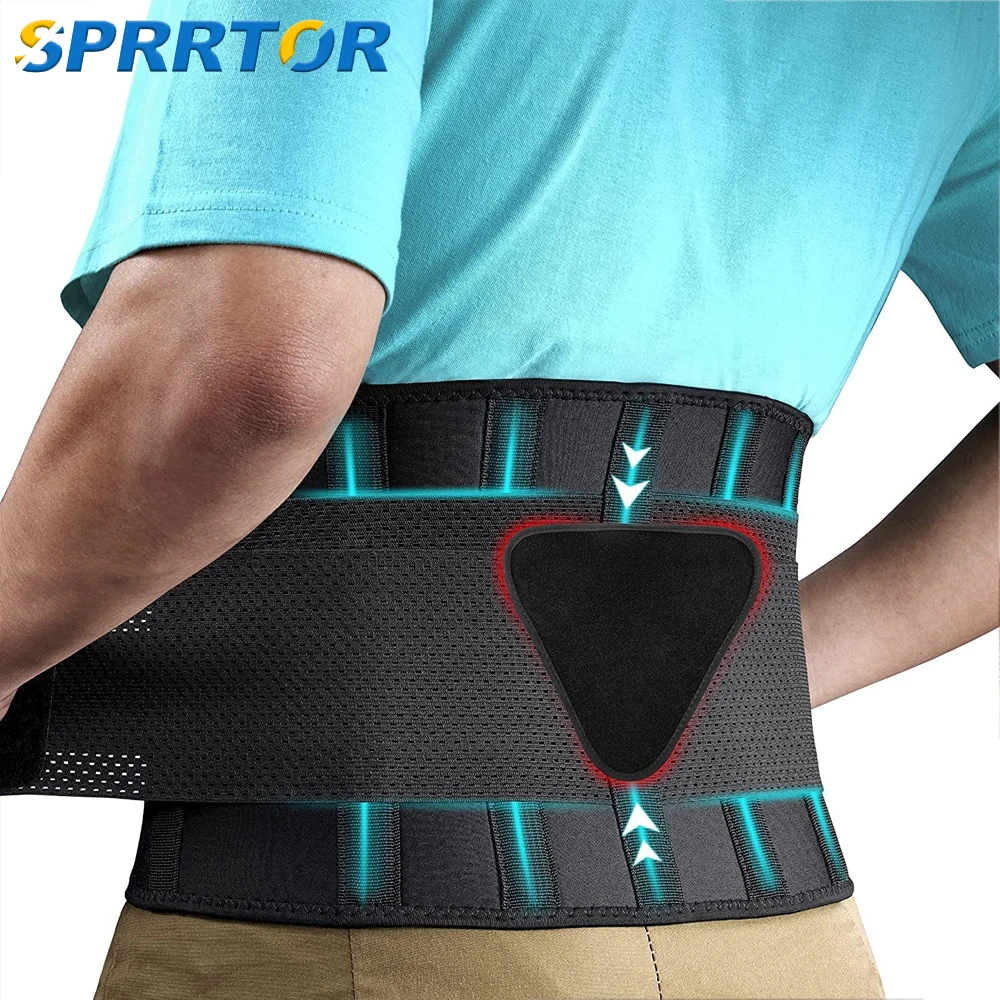 

Back Brace for Lower Back Pain Relief,Back Support Belt with Lumbar Pad,Lumber Support for Heavy Work Lifting,Sciatica,Scoliosis