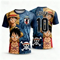 Maillot de football One Piece Luffy Japon 2026, T-shirt, maillot de football spécial pour enfants, kit de maillot de football pour adultes, hommes, femmes, sweat-shirt à séchage rapide 4