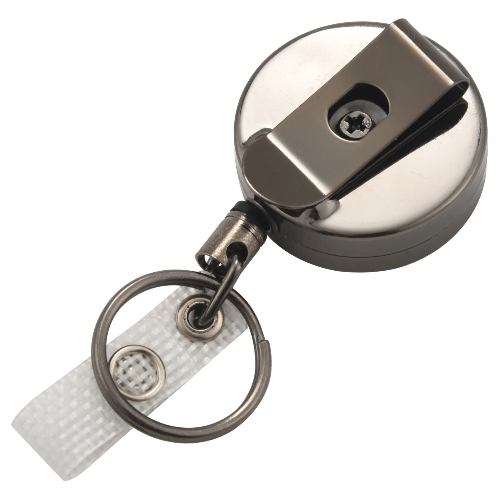 SAIKOHshop31560 Pack Heavy Key Holder Reel Clip Belt Ring 