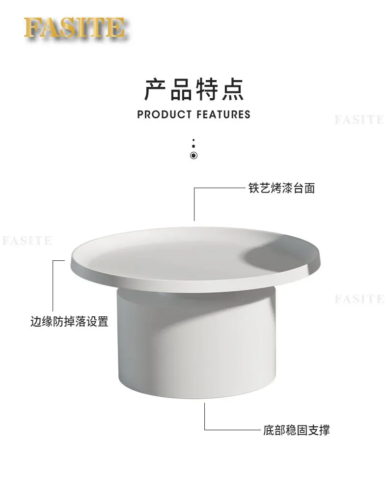 Set Round Coffee Table Nordic Center Modern Luxury Coffee Tables Folding Metal Coffee Tables Storage Furniture