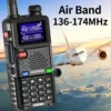 2PCS Baofeng UV 5RH 10W Full Bands Walkie Talkie Wirless Copy Frequency Type-C Charger Upgraded UV 5R Transceiver 4