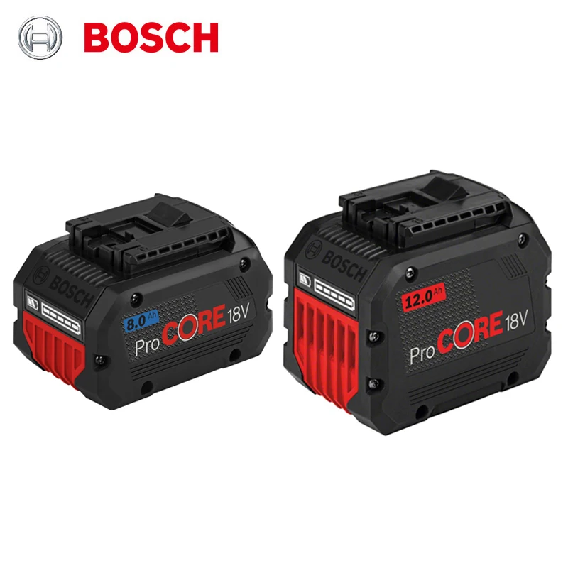 

Высокопроизводительный аккумулятор BOSCH ProCORE 18В 8.0Ah 12.0Ah COOLPACK 2.0 Technology