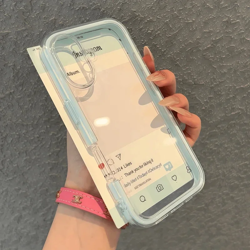 Luxury Candy Color Frame Phone Case - Premium Design Protective Cover