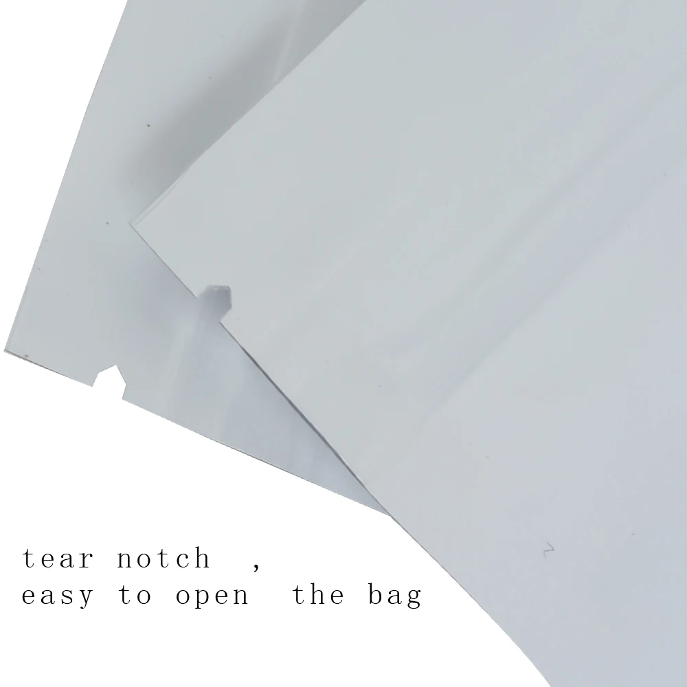 Eco-Friendly Reusable Frosted Mylar Zip Lock Pouches