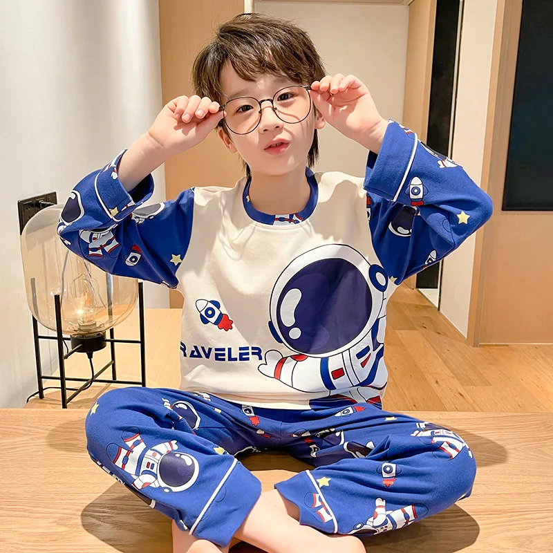 Loungewear Spiderman Boy Children's Pajamas Sets for Children Men's Boy's Pajama Sleepwear Robe Clothing Mother Kids