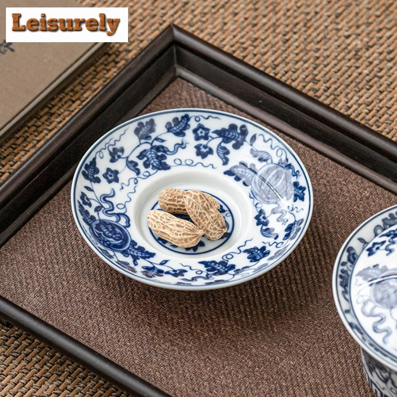 250ml Blue And White Ceramic Gaiwan Creative Large-sized Anti Scalding Tea Tureen Tea Making Cover Bowl Teaware Services Craft