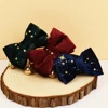 Cat Collar Bowknot Adjustable Safety Personalized pet collar Customized Name Soft 5