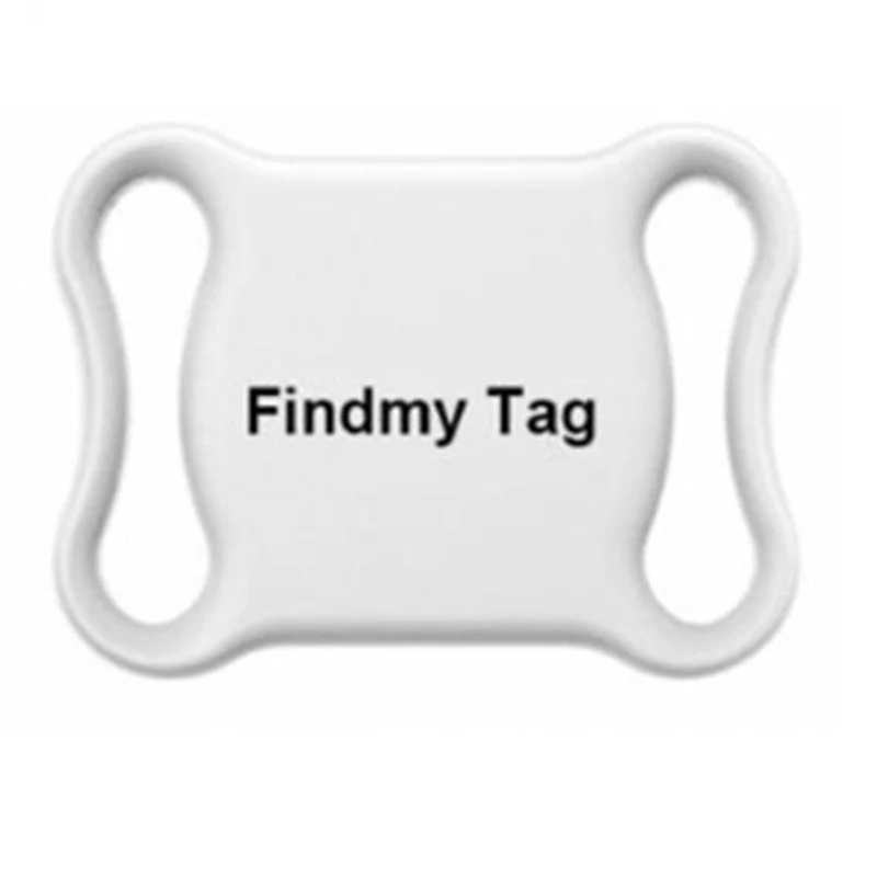 Mini GPS Tracker 2.4G Low-Power WIFI Locator Car Pets Airtags Smart Finder Key Finder Positioning Findmy Tag APP Durable (White)