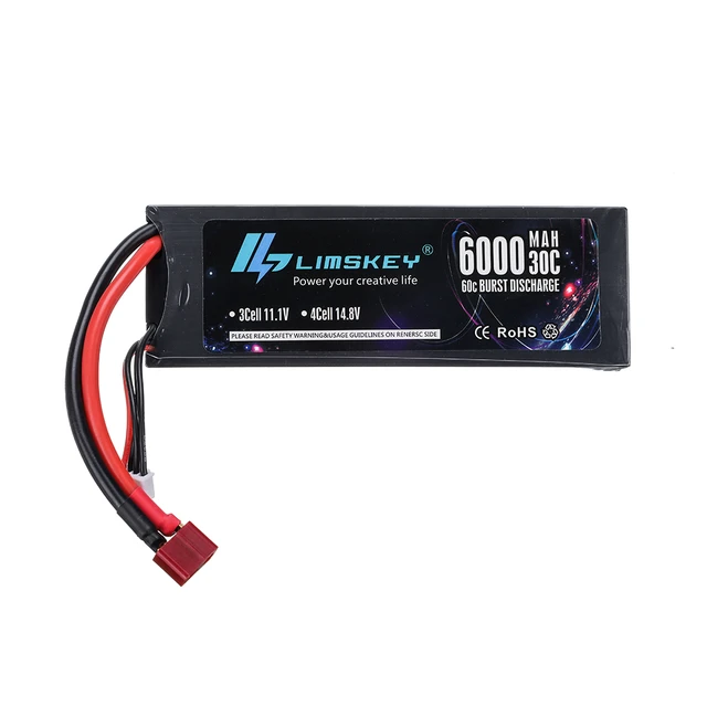 Batterie Lipo 4S 14.8V 6000mAh 60C-XT60