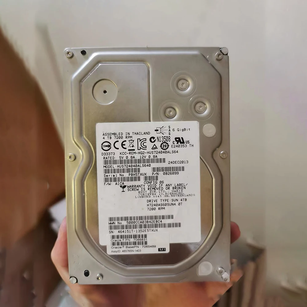 HUS724040ALS640 丮 ϵ ũ 4T 7.2K SAS 3.5 6GB ϵ ̺