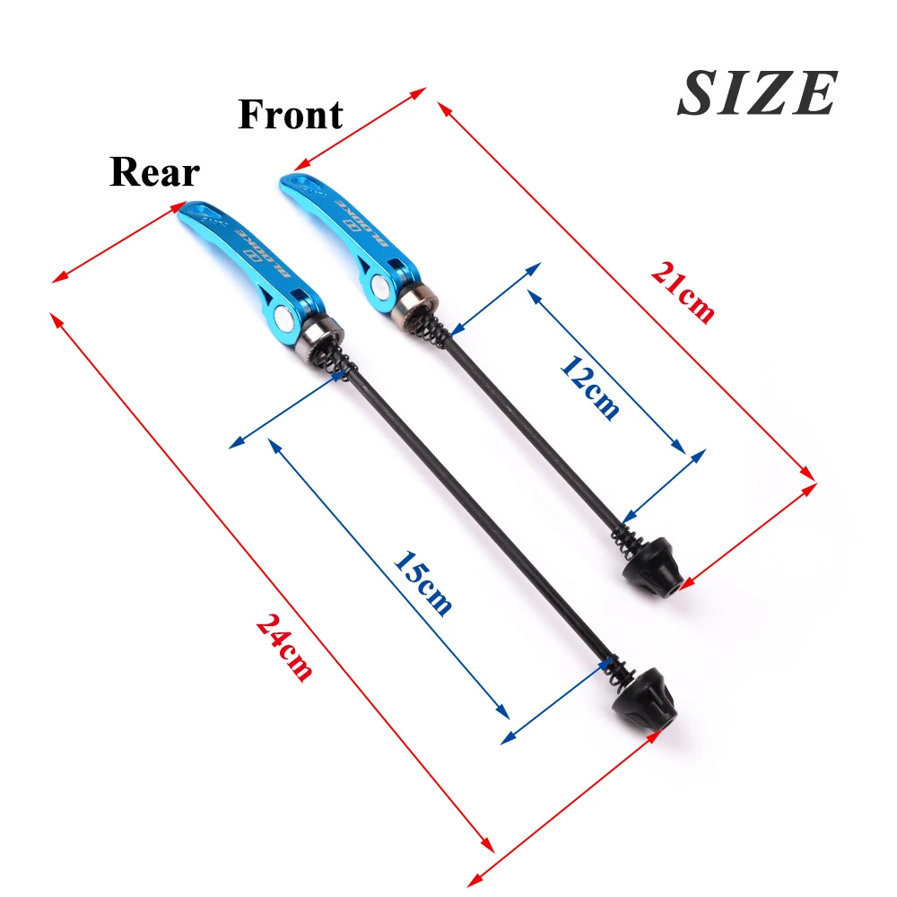 bicycle quick release skewer lever bike QR wheel locking security anti theft for MTB mountain road cycling hub parts