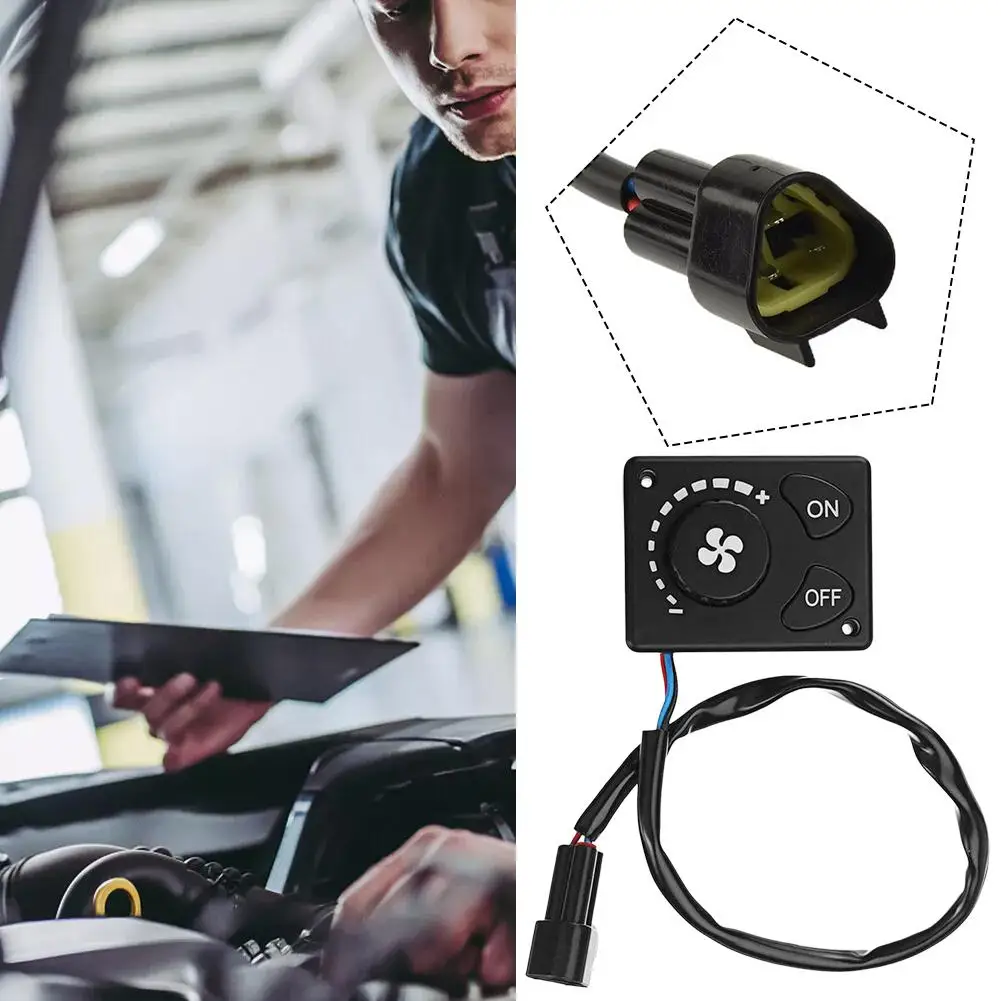 DC 12V/24V Parking Heater Knob Control Switch With Cable For Car Track Air Diesel Heater Accessories O8C2