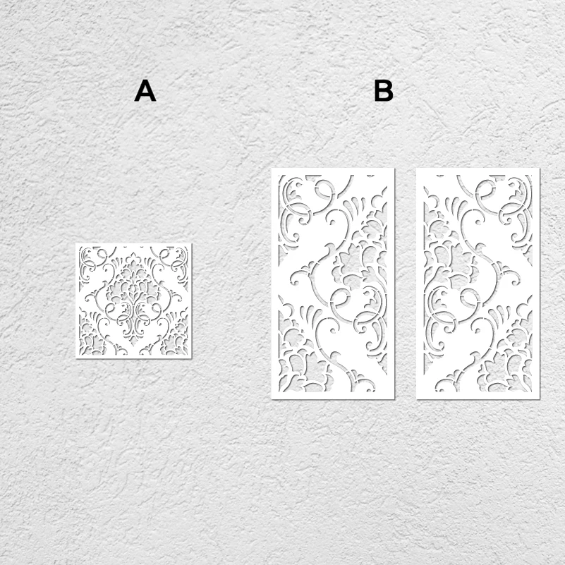 estencil para decoracao pintura modelo wall 01