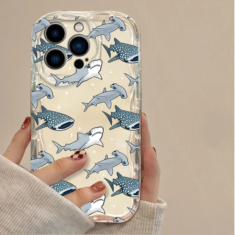 Elegant Blue Seashell Phone Case Cover