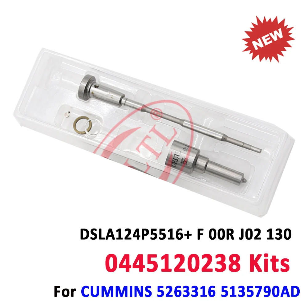 

Форсунка дизельного инжектора ORLTL 0445120238, клапан DSLA124P5516 F00RJ02130, комплекты для ремонта топлива для CUMMINS 5263316 5135790AD 0986435505