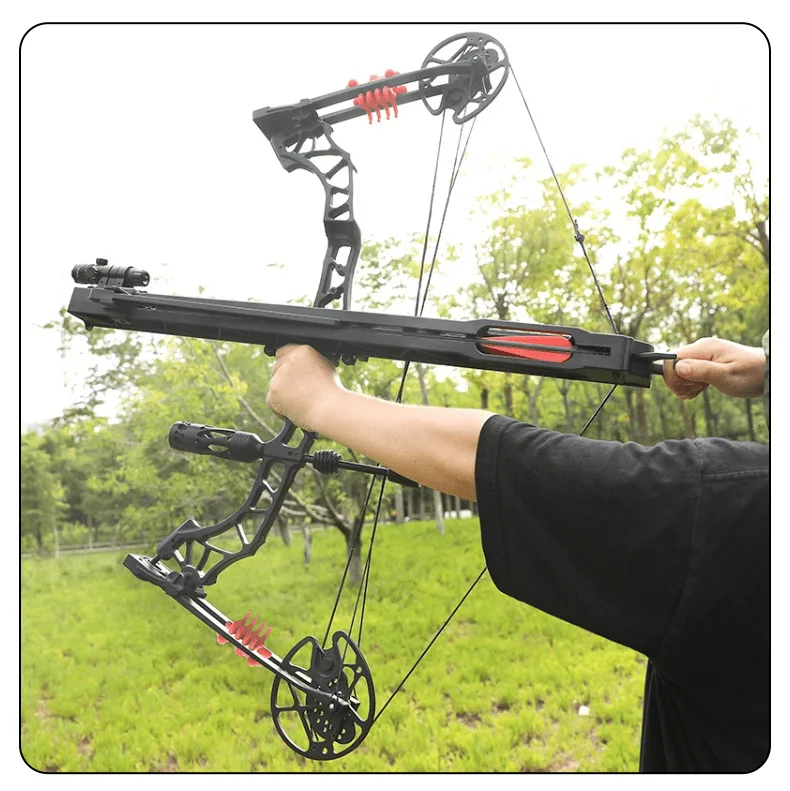 Powerful Compound Catapult Bow – Six Continuous Fire Arrows 1