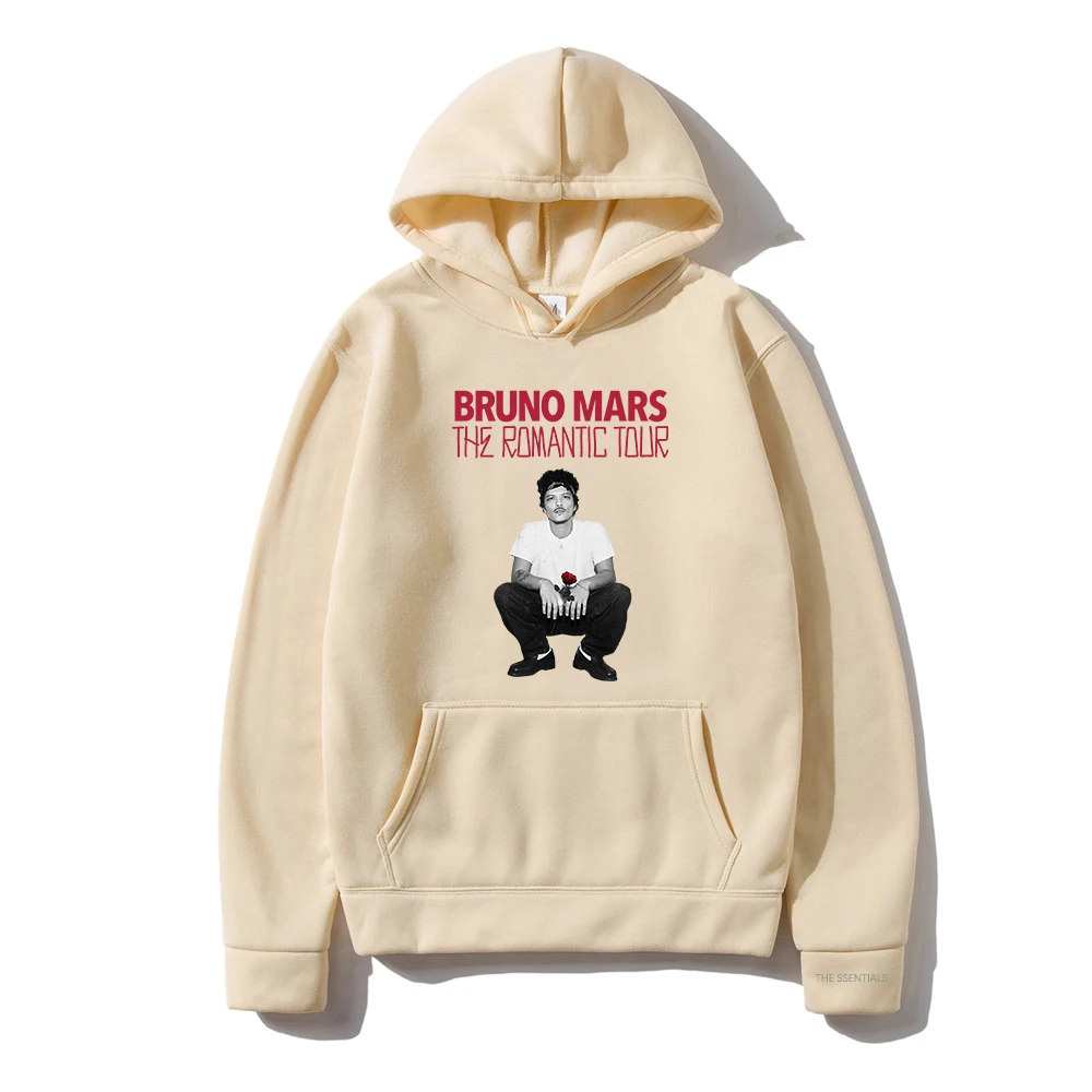 Bruno Mars The Romantic Tour 2026 Hoodie New Album Vintage Fashion Men/women Hoodies Harajuku Winter Clothes Pullover Sweatshirt