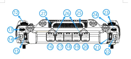 Neue FPV-Fernbedienung Steuersignale Funkkommunikationssignale für Drohnenkartierung – Detail 2