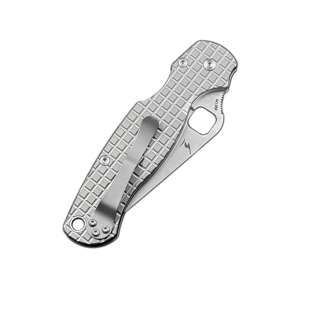 OK-81TI CPM-S30V Blade Titanium Alloy Handle Ceramic Bearings Outdoor Camping Hunting Pocket Folding Knives 6