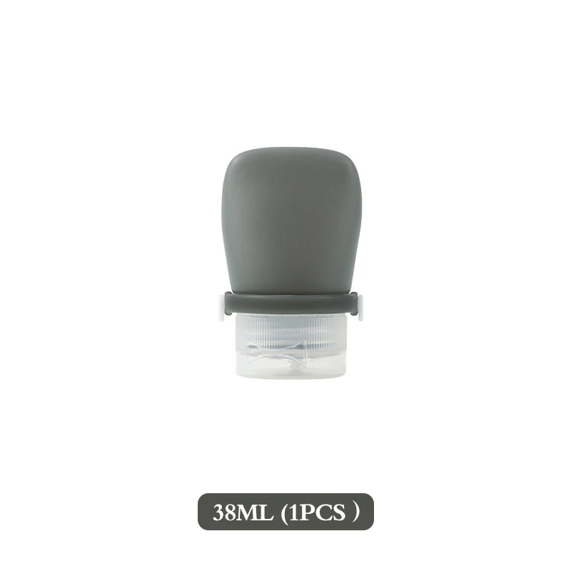 Leak-Proof Silicone Travel Bottles - Refillable Squeezable Containers for Toiletries and Liquids