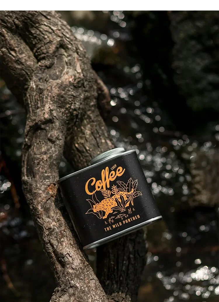 Coffee Bean Sealed Can Outdoor Camping Tin Box Food Grade Packaging Storage Fresh Breathing