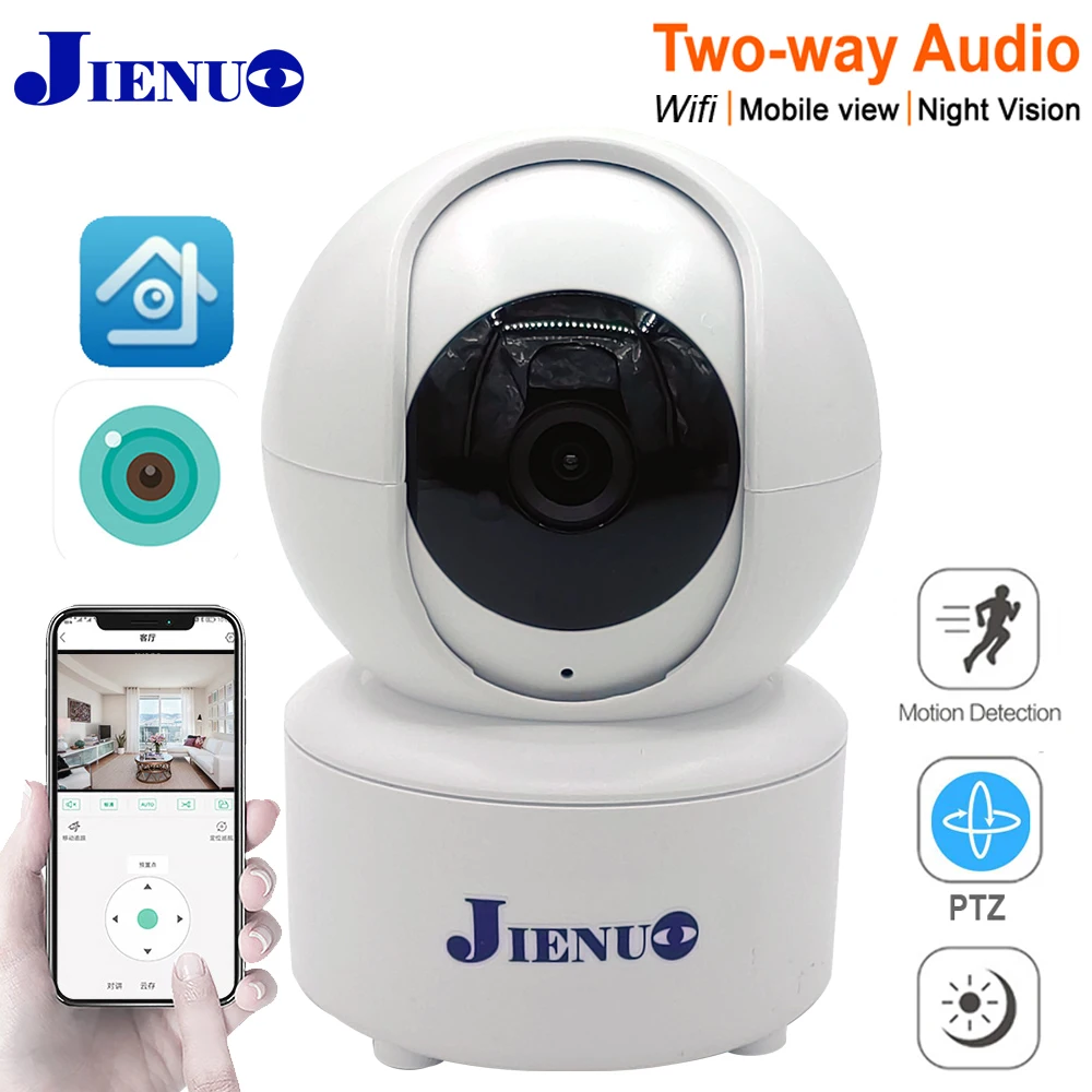 Jienuo Ptz Ip Camera Wireless Hd Icsee Human Detect Auto Tracking Indoor Cctv Sorveglianza Sicurezza Visione Notturna Home Cam Wi-Fi