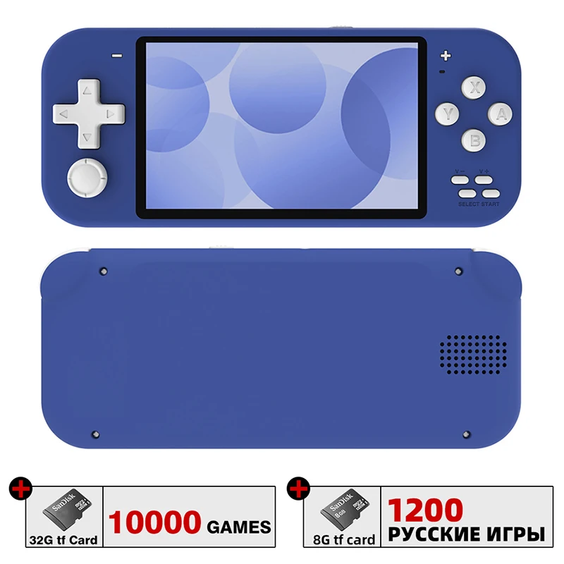 DATA FROG X20 Mini Handheld Portable Video Game Consoles 4.3 inch Game Console Built-in 10000 Games For MAME/CPS/GBA/NES/GB/SEGA 