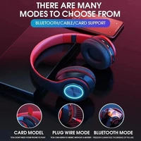 Wireless Bluetooth 5.0 Headphone With Microphone On-Ear Headset Stereo Sound Earphones Sports Gaming Foldable Headphones Game 2