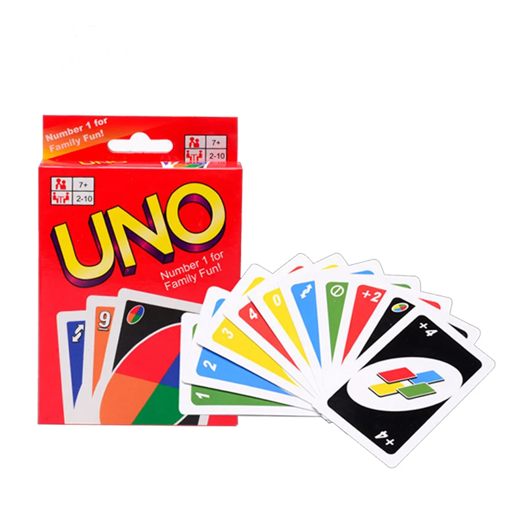 UNO Game Playing Cards Family Entertainment Board Game Kids Toys