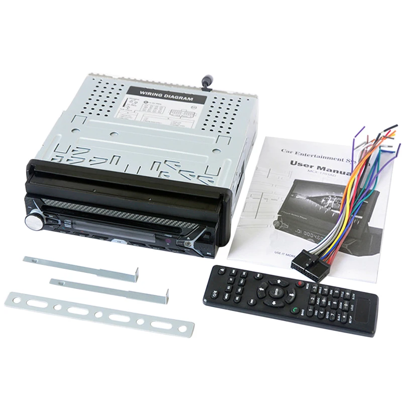 

Автомагнитола MP5, MP5-плеер с дистанционным управлением на руль, FM, USB, TF, 12 В, 7-дюймовый экран