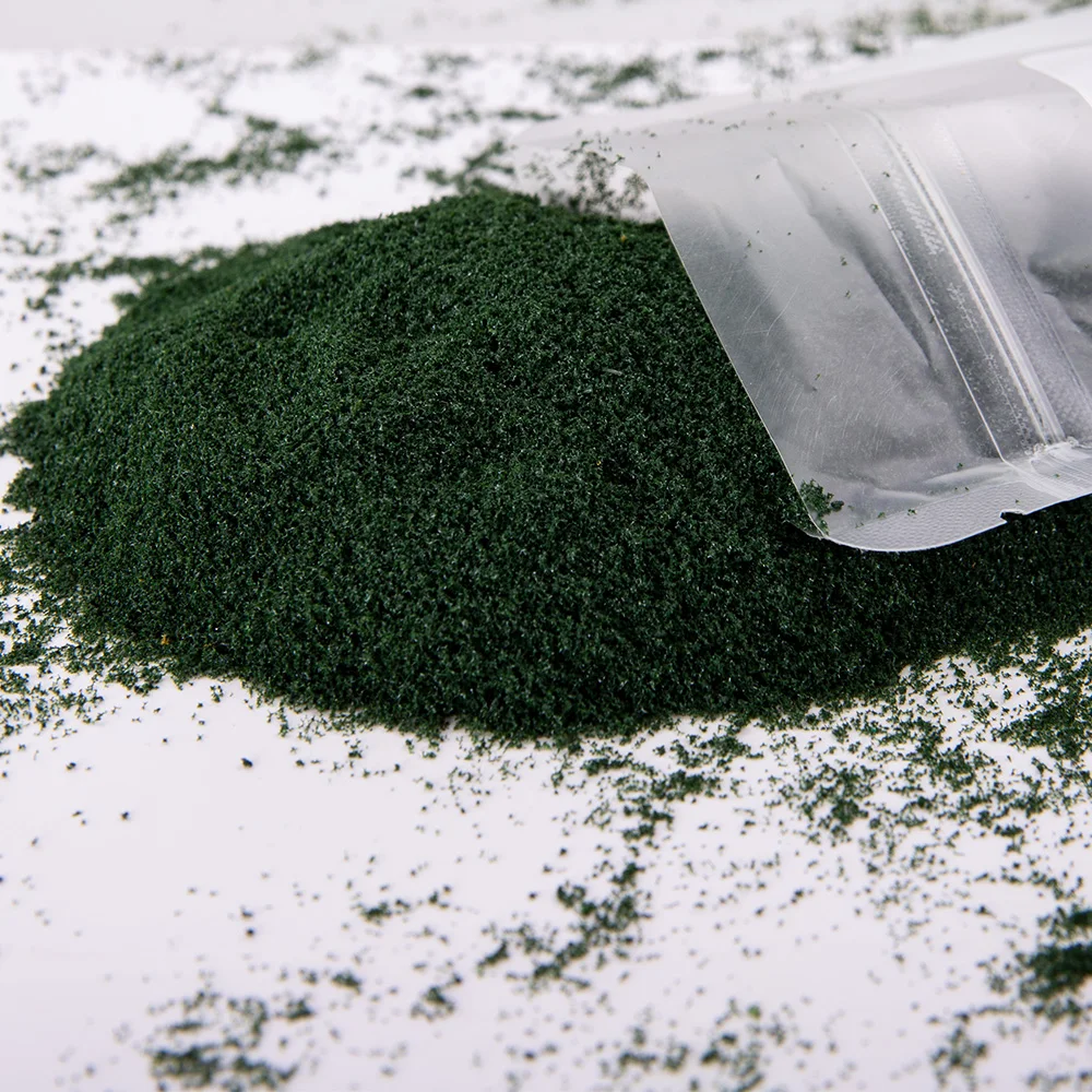 30G Simulation Diorama Turf Sponge Material Terrain Grass Powder for Military Sandtable Building Railway Model Scene Layout 2