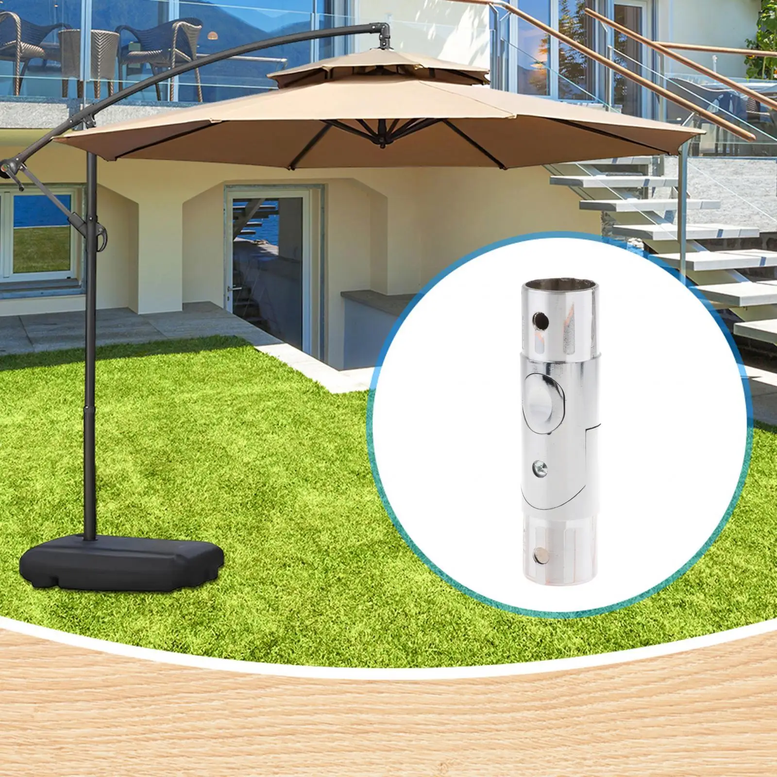 Outdoor parasol accessories Patio umbrella accessories outside sturdy detachable umbrella attachment spare parts detachable removable patio