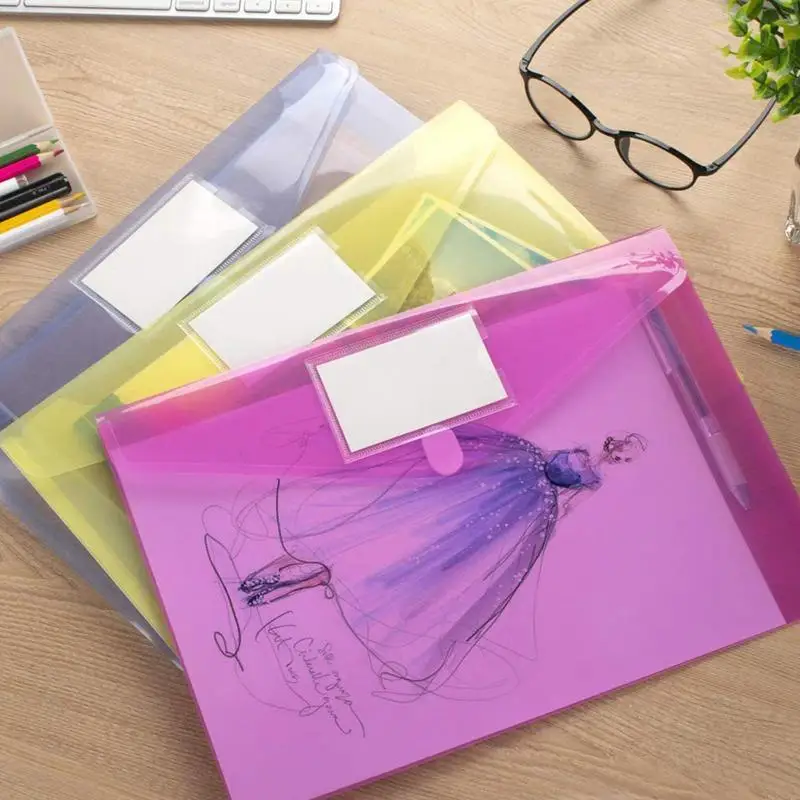 A4 Size Waterproof Document Organizer File Bags