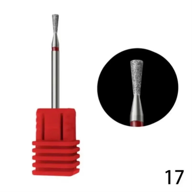 1Pcs/lot Flame Nail Drill Bits Diamond Milling Cutter for Manicure Drill Bits for Russian Manicure Nails Cuticle Remove Tools 3
