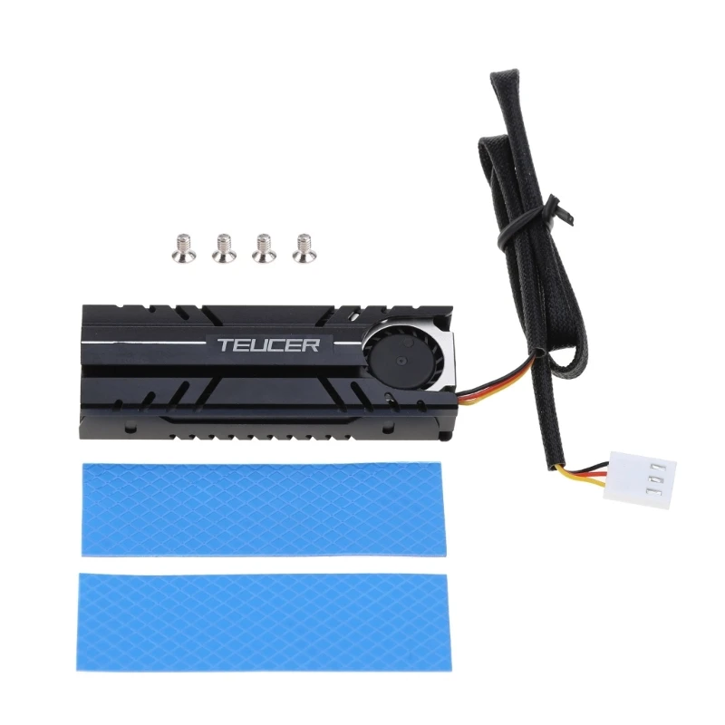 

1Set for M.2 Radiator 2280 SSD Cooling Fan Double-Sided Cooling