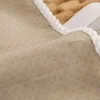 Pink Honeycomb Shape Thicken Sofa Towel Winter Plush L Corner Universal Sofa Cover Soft  Non-slip Couch Cushion Living Room  Mat 5